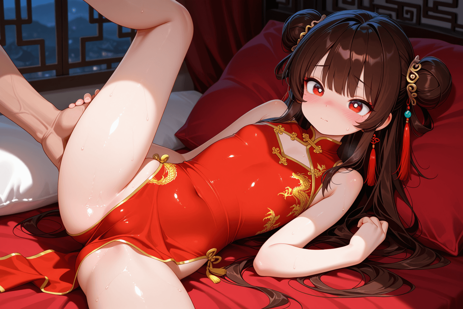 chinese girl, hair style, douyin shenzhenhighschool, Loli
